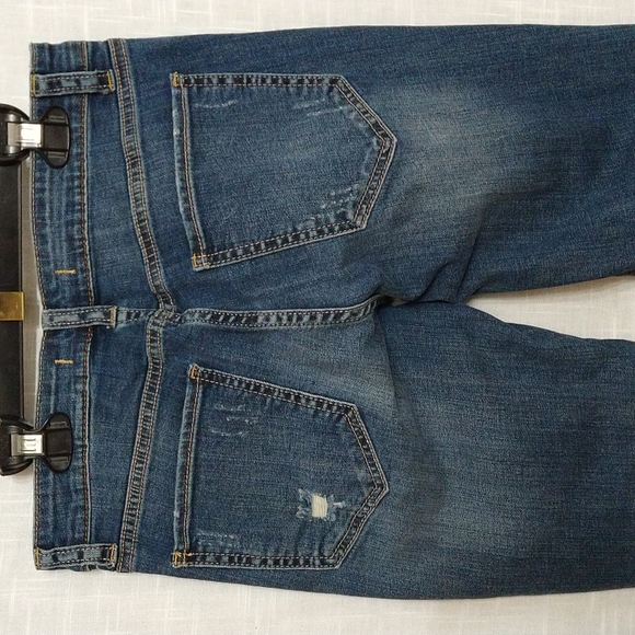 Eunina sexy boyfriend low rise crop distressed skinny jeans size 5 - Picture 5 of 15